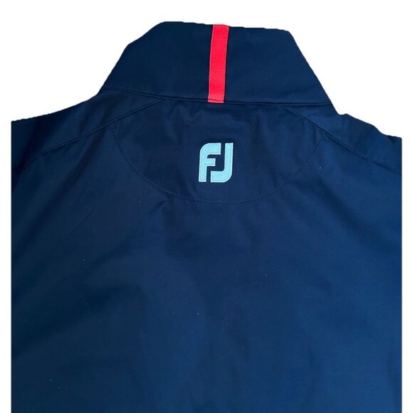 FootJoy TempoSeries Lightweight Softshell Golf Vest Men's Size Medium Blue Red - Picture 9 of 11